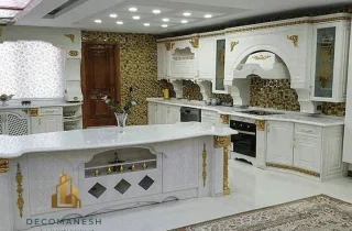 نئوکلاسیک سفید و طلایی